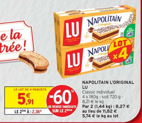 Napolitain L'original Lu