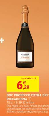 DOC PROSECCO EXTRA DRY RICCADONNA