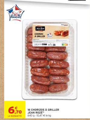 16 Chorizos à Griller Jean Rozé
