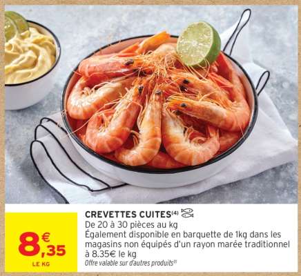 CREVETTES CUITES