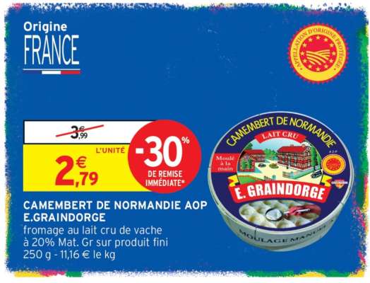 Camembert de Normandie AOP E. Graindorge