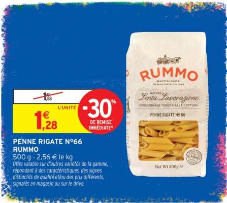 Penne Rigate No. 66 Rummo