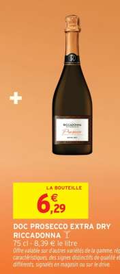 DOC PROSECCO EXTRA DRY RICCADONNA
