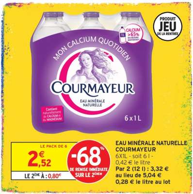 Eau Minérale Naturelle Courmayeur