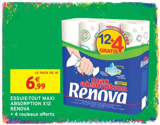 ESSUIE-TOUT MAXI ABSORPTION X12 RENOVA