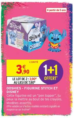 Ooshies - Figurine Stitch et Disney