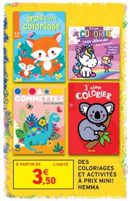 Livres de coloriage et activités