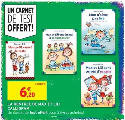 La rentrée de Max et Lili