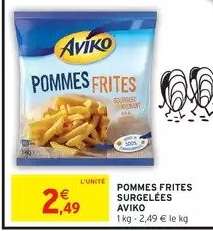 POMMES FRITES SURGELÉES AVIKO