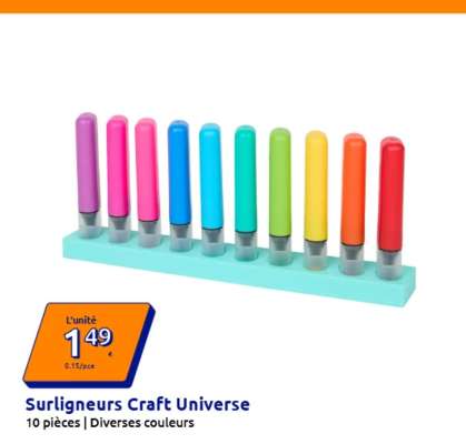 Surligneurs Craft Universe
