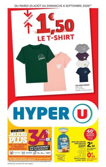 Catalogue HYPER U - 25/08/2026 - 06/09/2026.