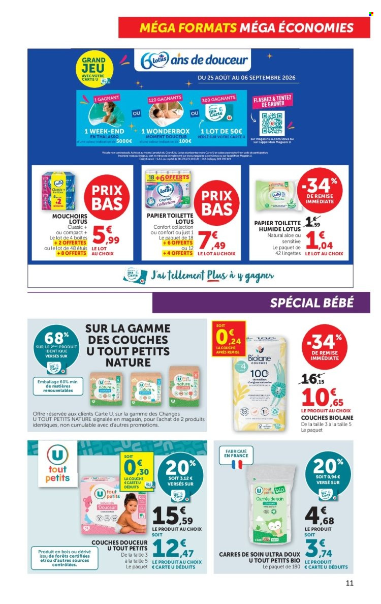 Catalogue SUPER U - 25/08/2026 - 06/09/2026. Page 11