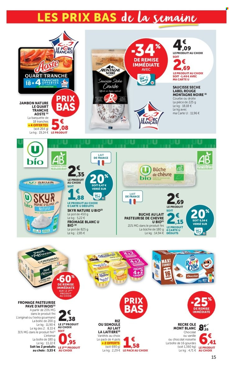 Catalogue SUPER U - 25/08/2026 - 06/09/2026. Page 15