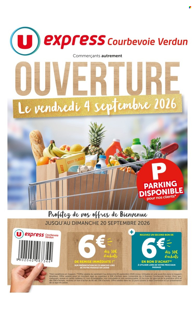 Catalogue U express - 04/09/2026 - 20/09/2026. Page 1