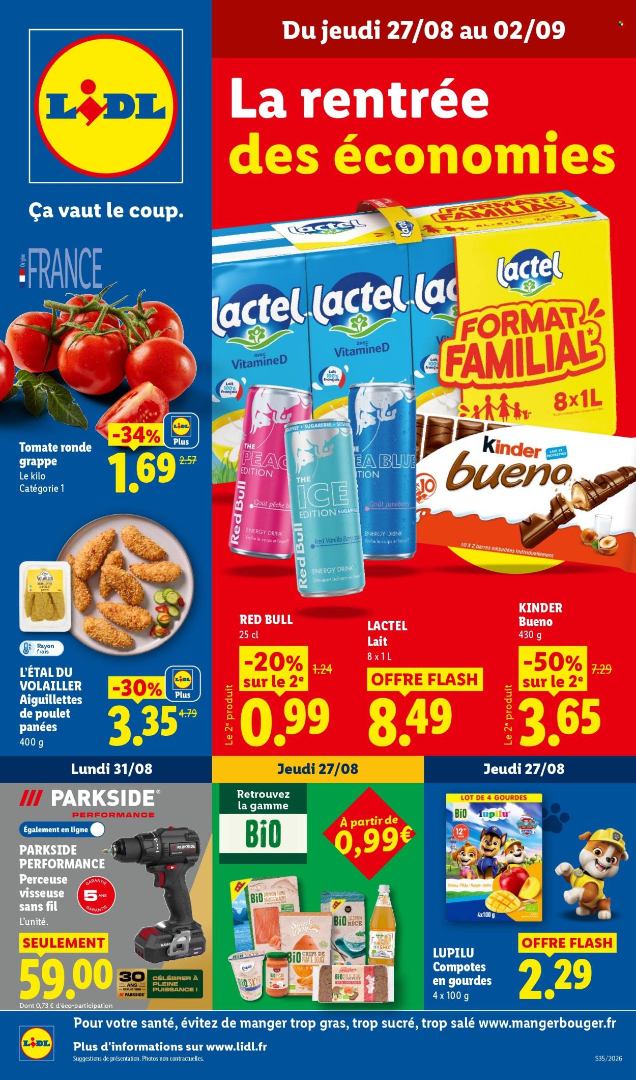 Catalogue Lidl - 27/08/2026 - 02/09/2026. Page 1