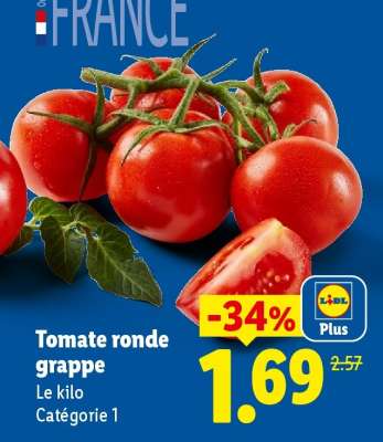Tomate ronde grappe