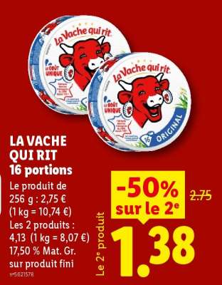 LA VACHE QUI RIT 16 portions