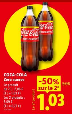 COCA COLA Zéro sucres