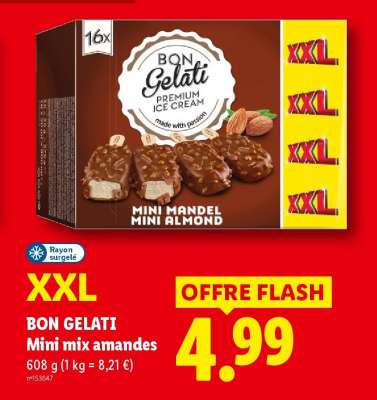 BON GELATI Mini mix amandes