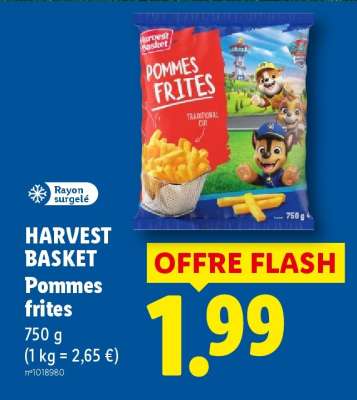 HARVEST BASKET Pommes frites