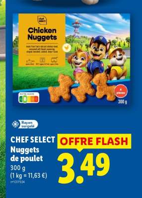 CHEF SELECT Nuggets de poulet