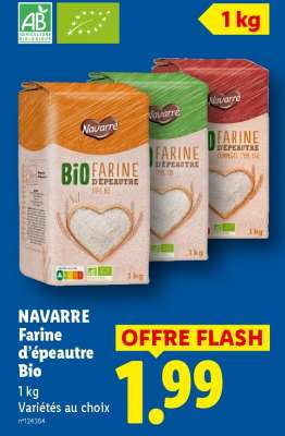 NAVARRE Farine d'épeautre Bio