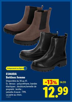 ESMARA Bottines femme