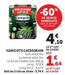 HARICOTS 'CASSEGRAIN'