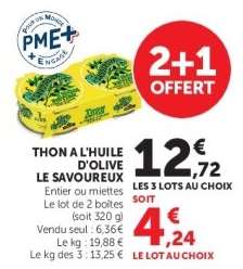 Thon à l'huile d'olive Le Savoureux