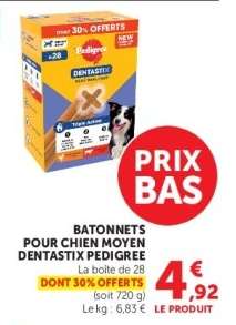 BATONNETS POUR CHIEN MOYEN DENTASTIX PEDIGREE
