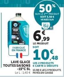 LAVE GLACE TOUTES SAISONS -15°C 5L