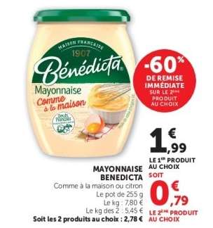 Mayonnaise "Bénédicta"