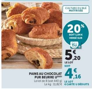 Pains Au Chocolat Pur Beurre