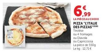 PIZZA "L'ITALIE DES PIZZAS"