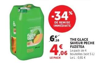 THE GLACE SAVEUR PECHE FUZETEA