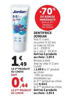Dentifrice JORDAN