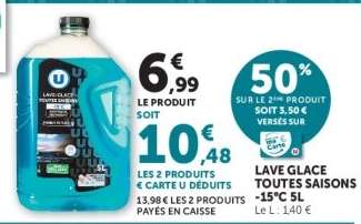 LAVE GLACE TOUTES SAISONS -15°C 5L