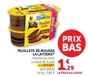 Feuilleté De Mousse La Laitière