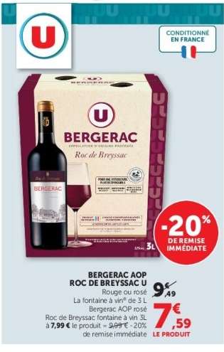 BERGERAC AOP ROC DE BREYSSAC U