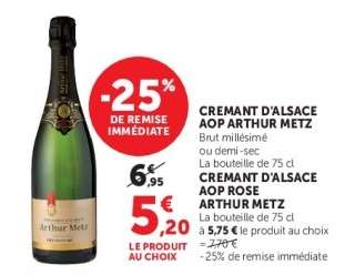 CRÉMANT D’ALSACE AOP ARTHUR METZ