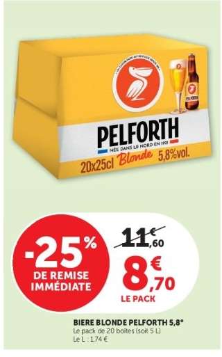 BIERE BLONDE PELFORTH 5,8°