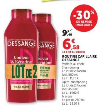 ROUTINE CAPILLAIRE DESSANGE