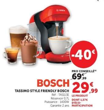 BOSCH TASSIMO STYLE FRIENDLY BOSCH