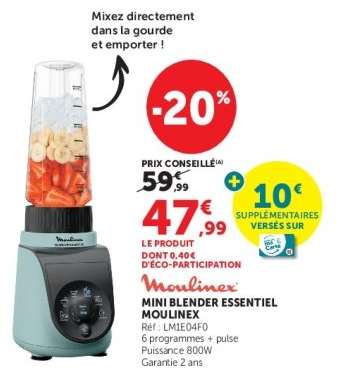 Mini Blender Essentiel Moulinex
