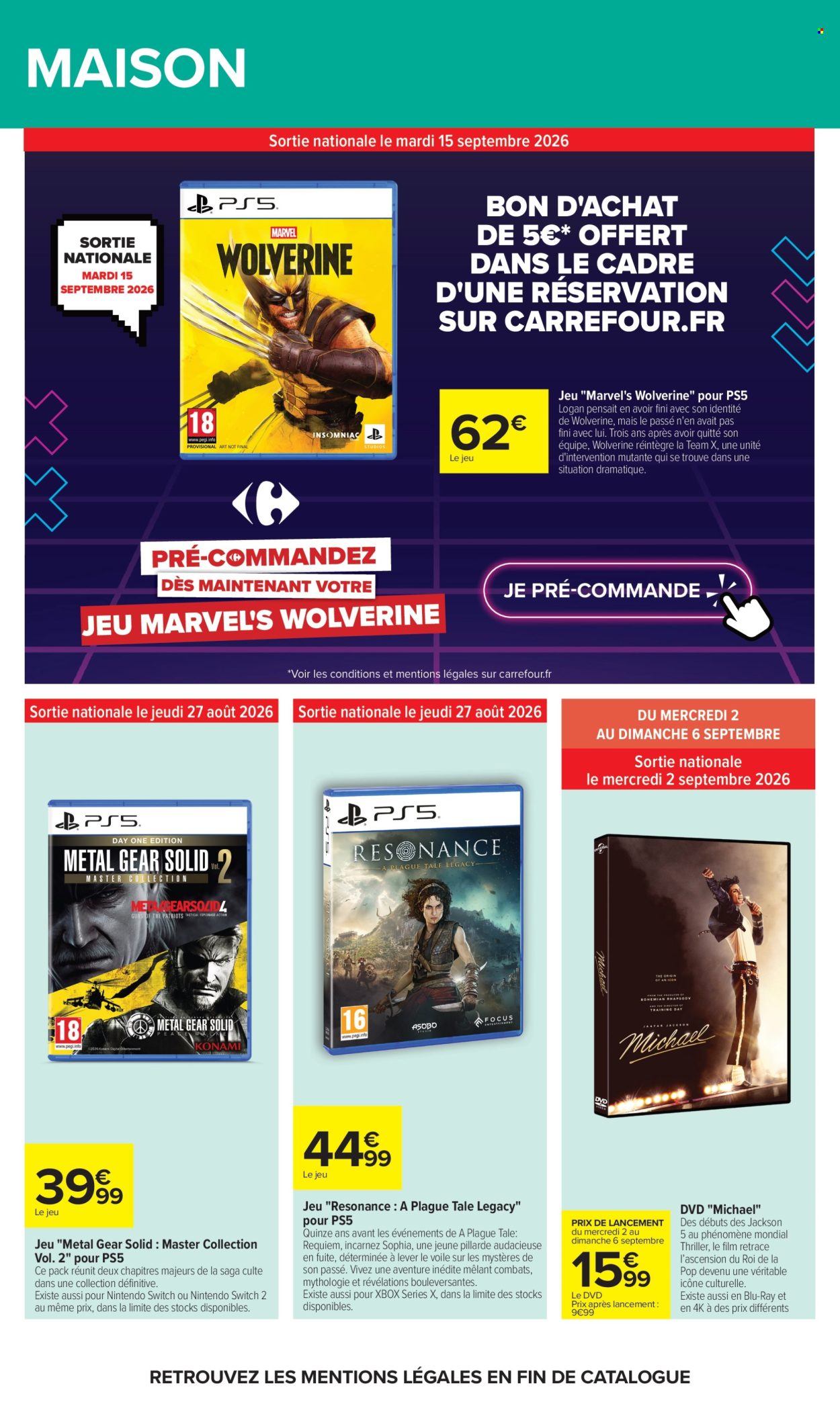 Catalogue Carrefour Hypermarchés - 24/08/2026 - 07/09/2026. Page 74