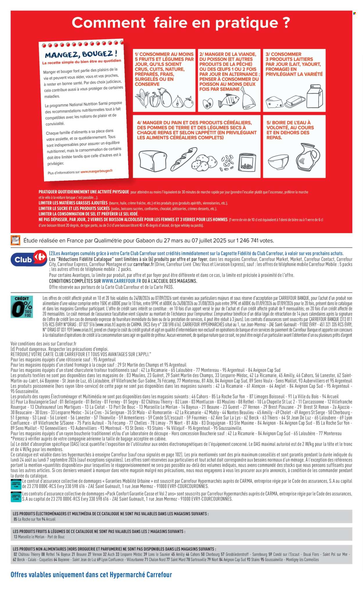 Catalogue Carrefour Hypermarchés - 24/08/2026 - 07/09/2026. Page 96