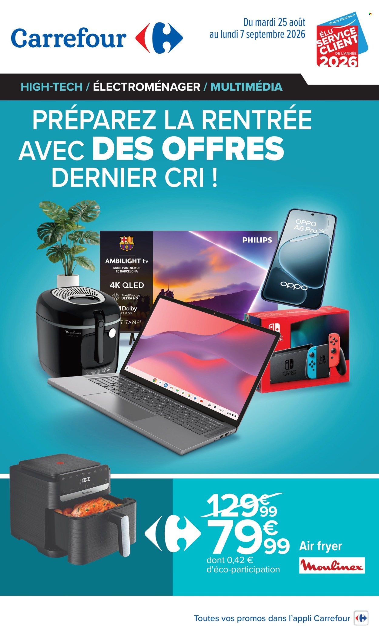 Catalogue Carrefour Hypermarchés - 25/08/2026 - 07/09/2026. Page 1