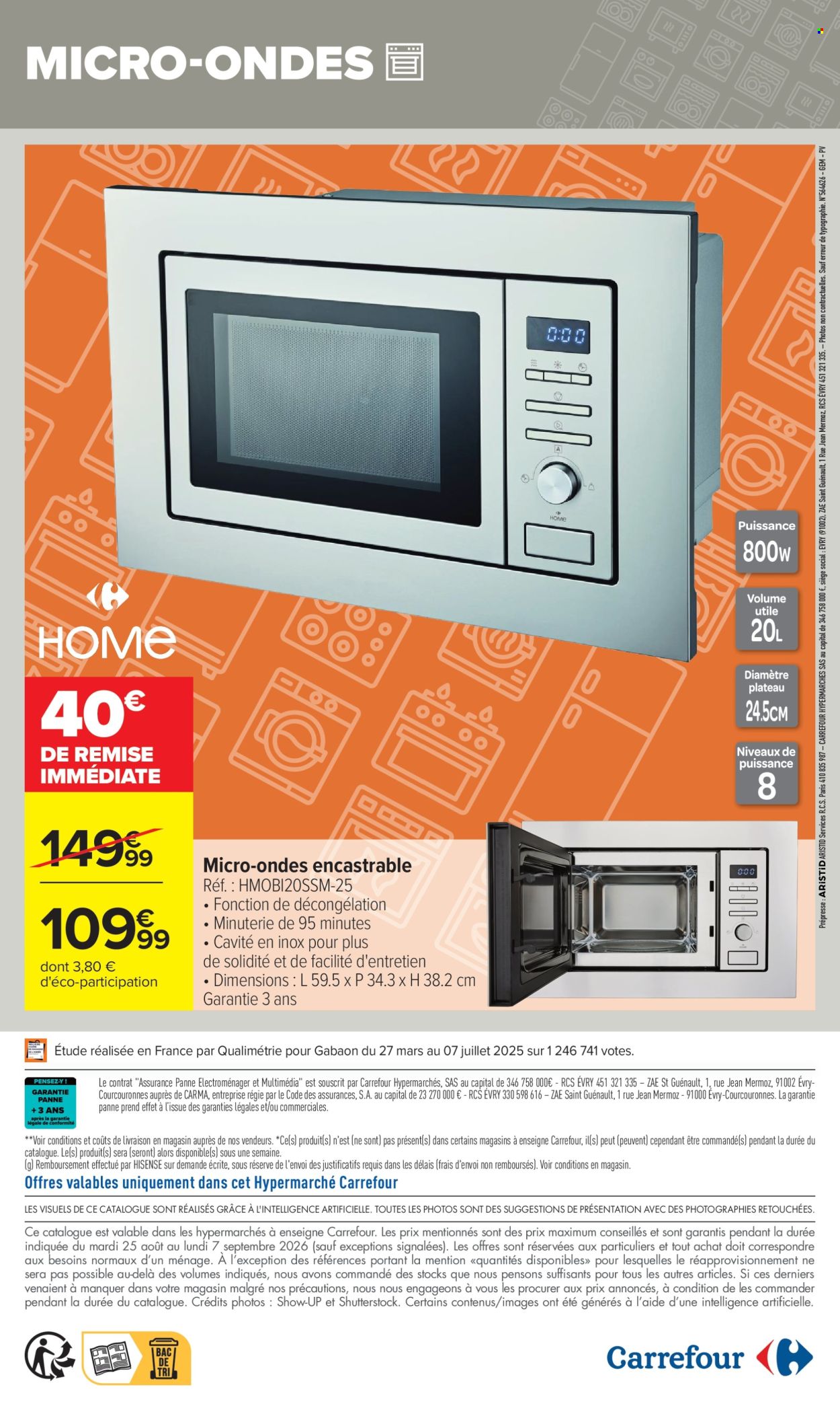 Catalogue Carrefour Hypermarchés - 25/08/2026 - 07/09/2026. Page 8