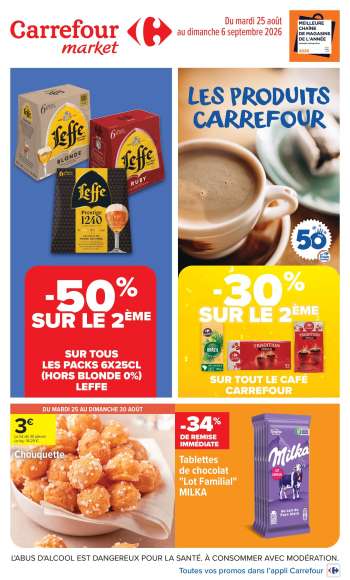Catalogue Carrefour Market - 25/08/2026 - 06/09/2026.