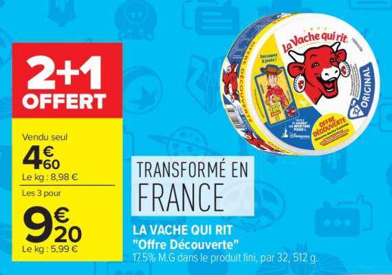 La Vache qui rit
"Offre découverte"